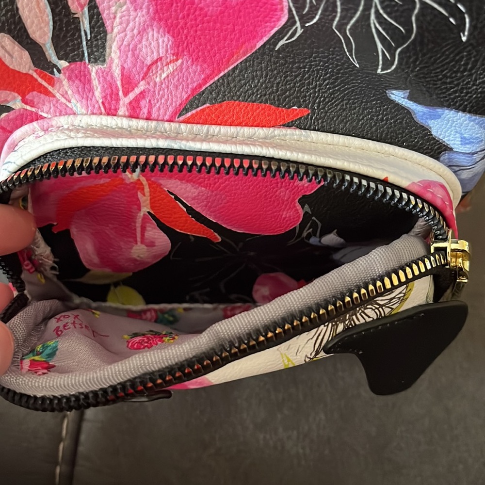 Betsey Johnson Floral Puppy Mini Backpack View 3